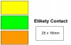 Cenov� et. Contact 25x16 ,Signal hranat�/ 1125ks zelen�