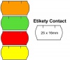Cenov� et. Contact 25x16 Pastel, obl� / 1125ks zelen�