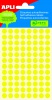 APLI -Signaln� Etikety kulat� �lut� 8mm/ 288ks