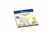 Samolep. blo�ek Zig-zag 75x75mm �lut� / 100ls