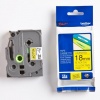 P�ska Brother TZE-641 18mm/ 8m �erno-�lut� lam