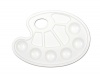 Paletka PVC na tempery 6+4 misky na barvy (b�l� i barevn�)