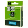 Dymo p�ska D1 40913 (41913)9mm/ 7m b�l�-�ern� tisk