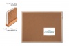 Korkov� n�st�nka 120x90cm, siln� d�ev.r�m